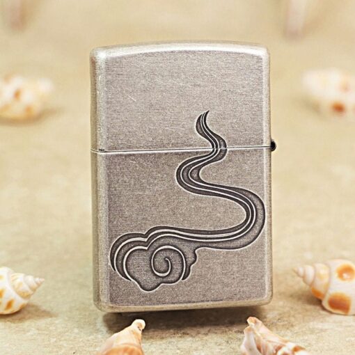 Zippo Antique Silver Plate Zodiac Horse - OD19 - Hình ảnh 3