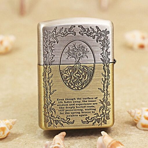 Zippo Bimetal Tree of Life - OD22 - Hình ảnh 3