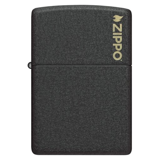 Zippo Classic Black Crackle with Zippo Logo - 236ZL - Hình ảnh 3
