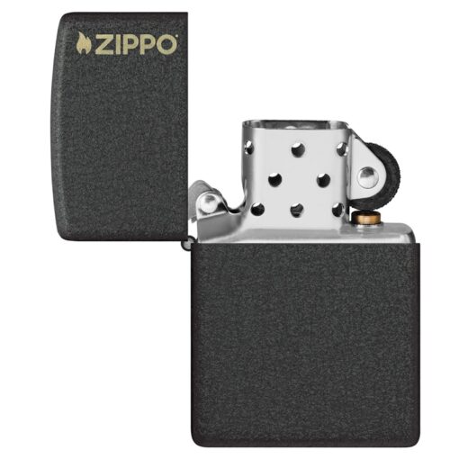 Zippo Classic Black Crackle with Zippo Logo - 236ZL - Hình ảnh 4