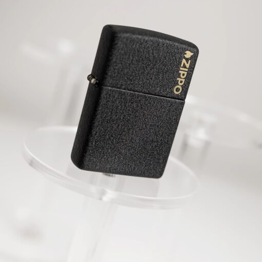 Zippo Classic Black Crackle with Zippo Logo - 236ZL - Hình ảnh 8