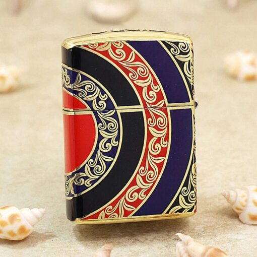 Zippo Gold-Accented Pattern and Rising Sun Ornate - OD11 - Hình ảnh 3
