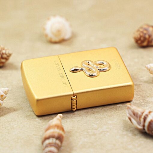 Zippo Lucky Golden Snake - LZE-1066 - Hình ảnh 5