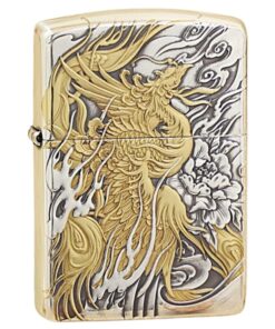 Zippo Silver Plated Ghost King Two-Tone Phoenix - OD21