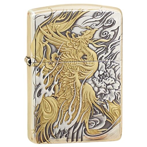 Zippo Silver Plated Ghost King Two-Tone Phoenix - OD21