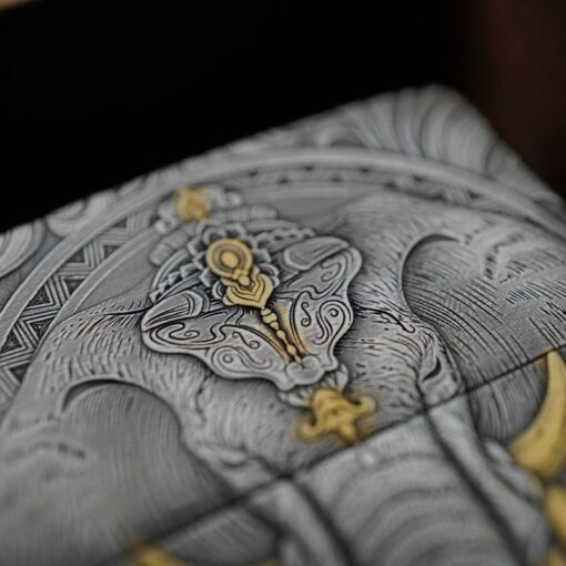 Zippo Silver Plated Two-Tone Six-tusk Elephant - OD23 - Hình ảnh 14