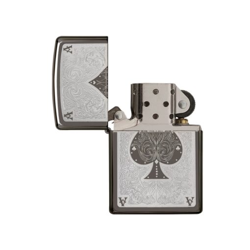 Zippo Ace Filigree Black Ice - 28323 - Hình ảnh 2