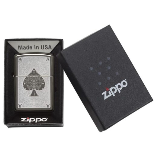 Zippo Ace Filigree Black Ice - 28323 - Hình ảnh 6