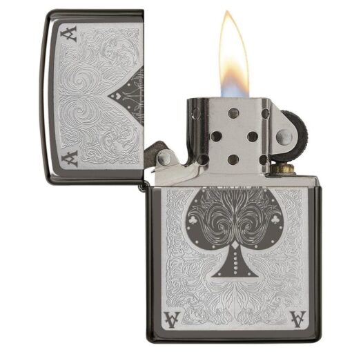 Zippo Ace Filigree Black Ice - 28323 - Hình ảnh 4