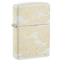 Zippo Waves Design Laser 360° White Matte - 48909