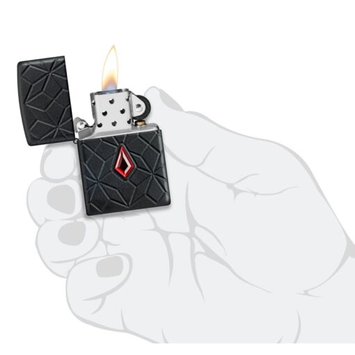 Zippo Armor Crystal MultiCut Black Matte - 46756 - Hình ảnh 10