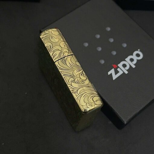 Zippo Brass 12 con giáp năm Mùi – Dê - Hình ảnh 4