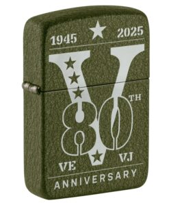 Zippo VE/VJ Day-80th Anniversary Collectible Steel Case – 46949