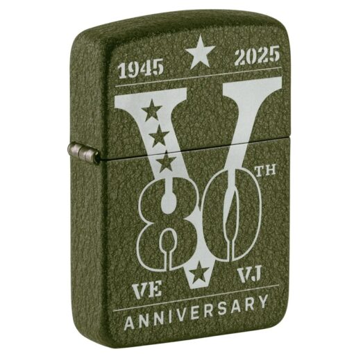 Zippo VE/VJ Day-80th Anniversary Collectible Steel Case – 46949