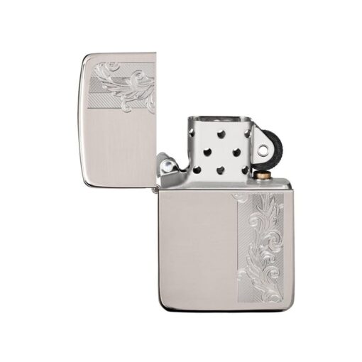 Zippo 1941 Replica Sterling Silver Herringbone Filigree Design - 49558 - Hình ảnh 2