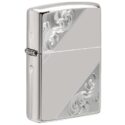Zippo Sterling Silver Diagonal Filigree Design - 49479