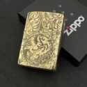 Zippo Brass 12 con giáp năm Ngọ - Ngựa