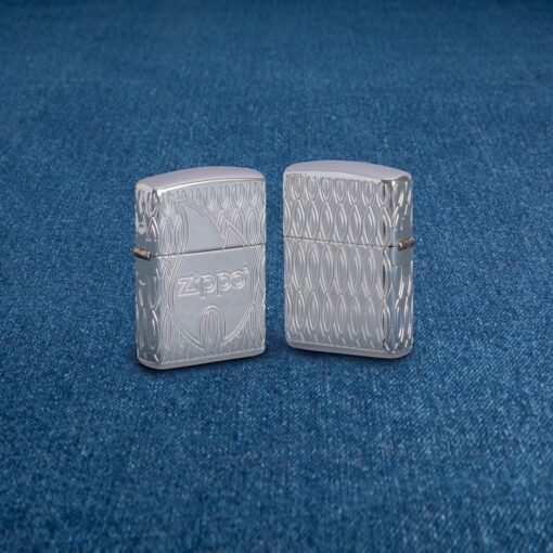 Zippo Flame MultiCut Design Armor High Polish Chrome - 48838 - Hình ảnh 12