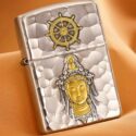 Zippo Armor Sterling Silver 24K Gold-plated The Bodhisattva Of Grace - STLG06