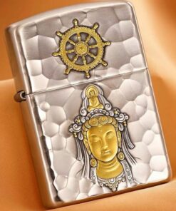 Zippo Armor Sterling Silver 24K Gold-plated The Bodhisattva Of Grace - STLG06