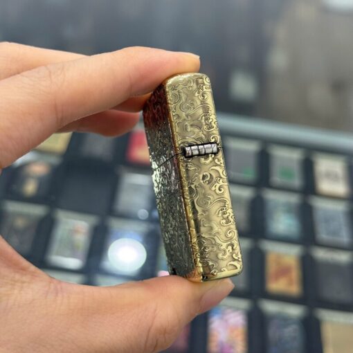 Zippo Armor Brass Auspicious Clouds and Buddha - BRC91 - Hình ảnh 6