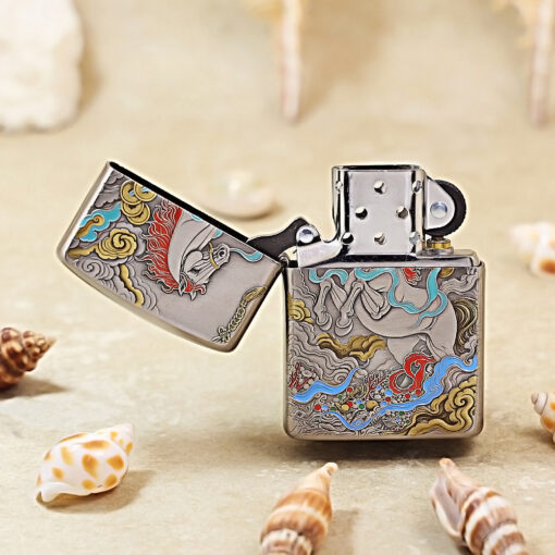 Zippo Armor Colorful Horse Zodiac Animal Series - OD53 - Hình ảnh 4