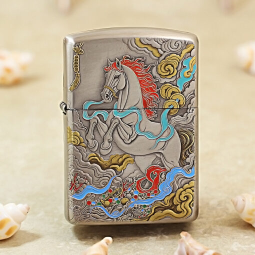 Zippo Armor Colorful Horse Zodiac Animal Series - OD53 - Hình ảnh 2