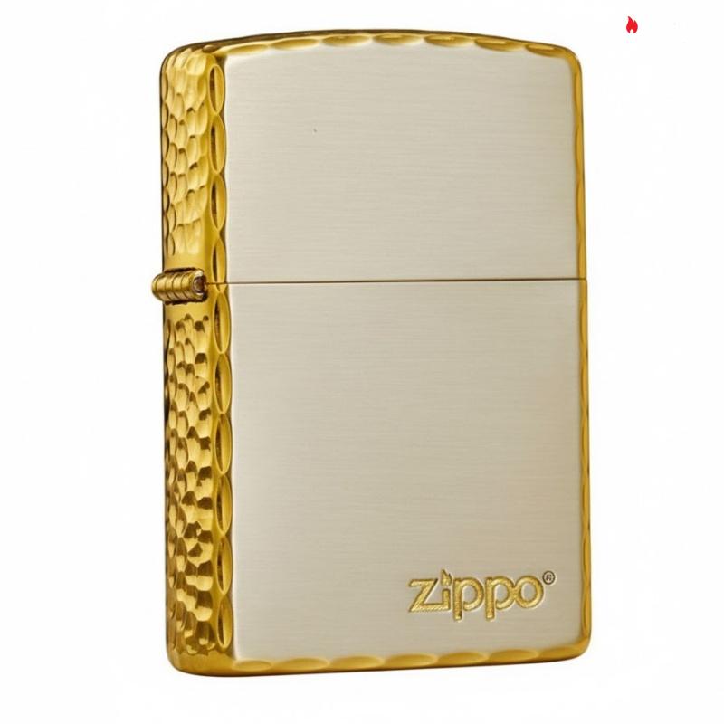 Zippo Gold-plated Hammer Edge with Logo Zippo - OD52