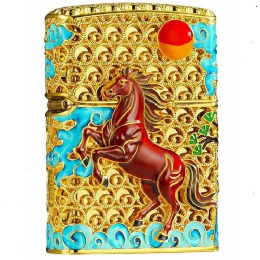 Zippo Gold-plated Horse Success Upon Arrival - OP11 - Hình ảnh 2