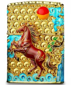 Zippo Gold-plated Horse Success Upon Arrival - OP11