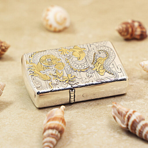Zippo Two-Tone Dragon and Phoenix - OD54 - Hình ảnh 6