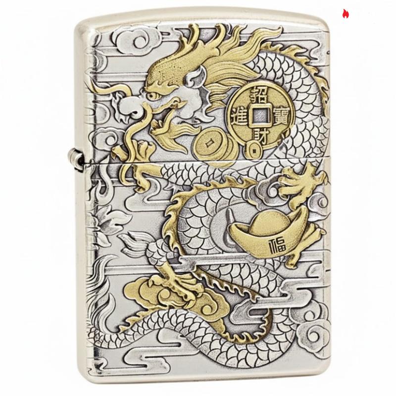 Zippo Two-Tone Dragon and Phoenix - OD54