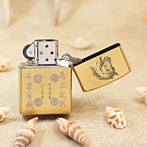 Zippo Two-Tone Horse Zodiac with Wealth - 205G-TT-HOR - Hình ảnh 5