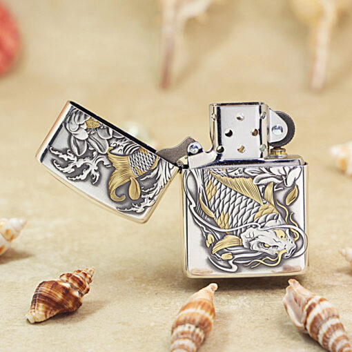 Zippo Two-Tone Koi Fish - OD48 - Hình ảnh 4