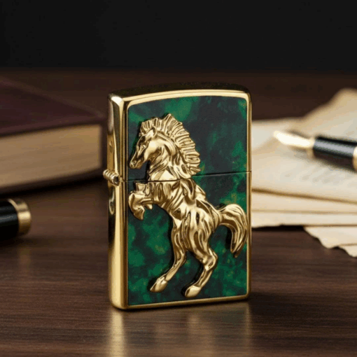 Zippo Year of the Horse 2026 Gold Plating Asia Limited Edition - CZA-3-28 - Hình ảnh 8