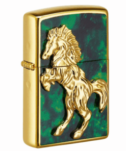 Zippo Year of the Horse 2026 Gold Plating Asia Limited Edition - CZA-3-28