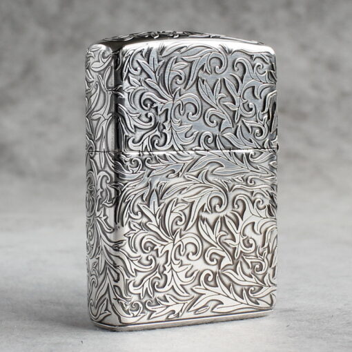 Zippo Armor Sterling Silver Arabesque Floral Patterns - STCR17 - Hình ảnh 3