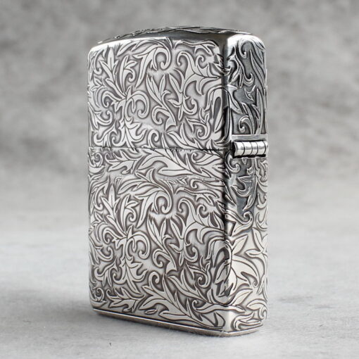 Zippo Armor Sterling Silver Arabesque Floral Patterns - STCR17 - Hình ảnh 5