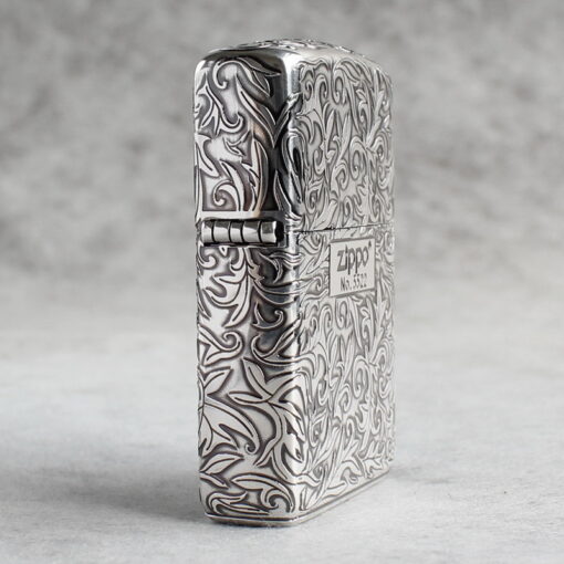Zippo Armor Sterling Silver Arabesque Floral Patterns - STCR17 - Hình ảnh 6