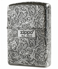 Zippo Armor Sterling Silver Arabesque Floral Patterns - STCR17