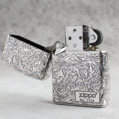 Zippo Armor Sterling Silver Arabesque Patterns - STCR16 - Hình ảnh 6