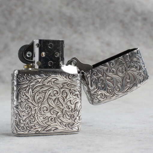 Zippo Armor Sterling Silver Arabesque Patterns - STCR16 - Hình ảnh 7