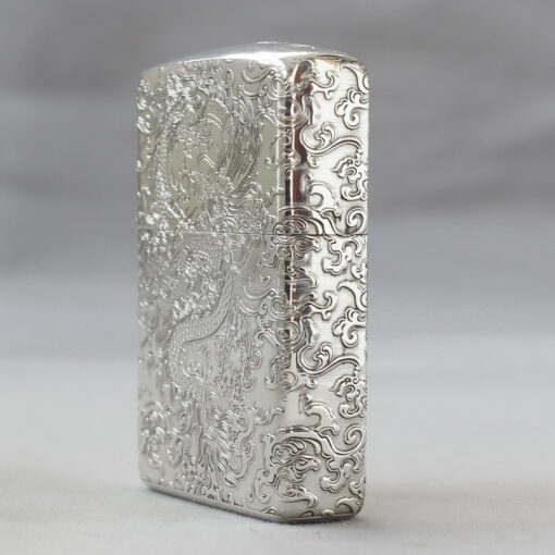 Zippo Armor Sterling Silver Dragon Design - STCR04 - Hình ảnh 3
