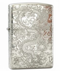 Zippo Armor Sterling Silver Dragon Design - STCR04