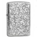 Zippo Armor Sterling Silver Floral Design - STCR05