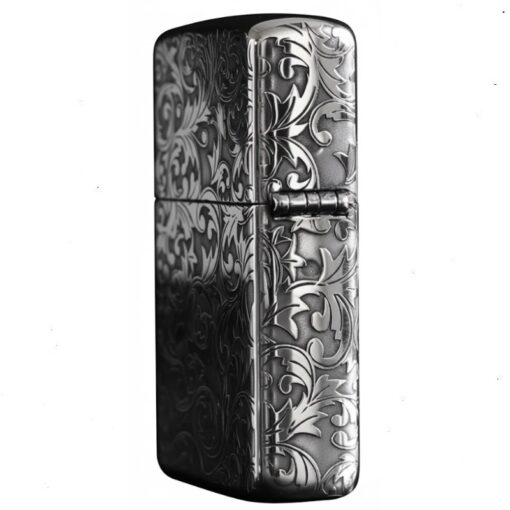 Zippo Armor Sterling Silver Floral Design - STCR05 - Hình ảnh 4