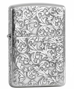 Zippo Armor Sterling Silver Floral Design - STCR05