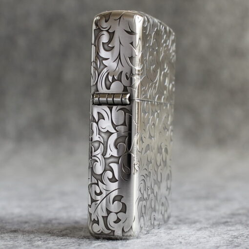 Zippo Armor Sterling Silver Floral Patterns - STCR03 - Hình ảnh 10