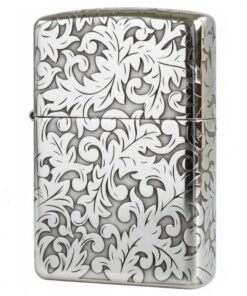 Zippo Armor Sterling Silver Floral Patterns - STCR03