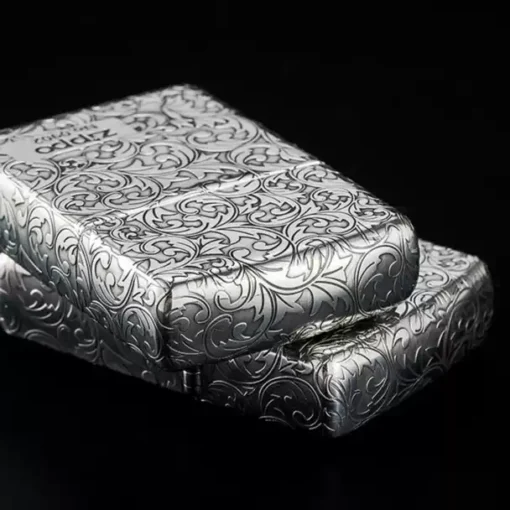 Zippo Armor Sterling Silver Floral Patterns - STCR08 - Hình ảnh 4